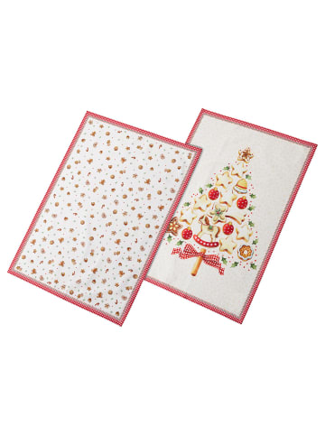 Villeroy & Boch 2er Set Küchentücher Winter Bakery Delight 31 x 25 cm in bunt