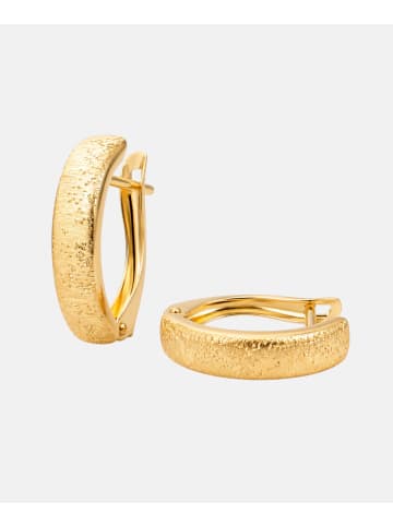 Vanlere Creolen aus 375 Gelbgold
