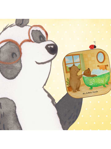Mr. & Mrs. Panda Untersetzer Oma Baden Design ohne Spruch in Weiß