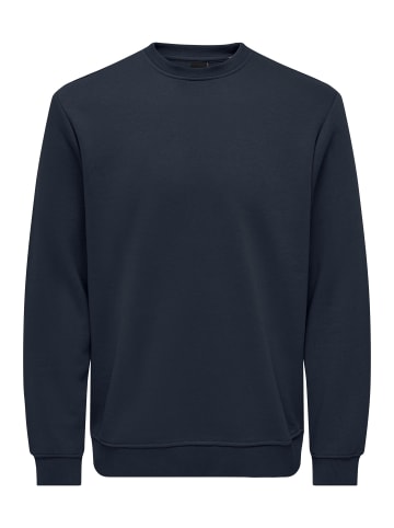 ONLY & SONS Sweatshirt Connor in Blue nights