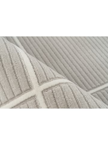 Vivorum Wohnzimmer Kurzflor Teppich Stage 125 in silber