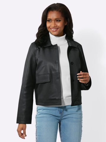 WITT WEIDEN Lederimitatjacke in schwarz