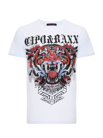 Cipo & Baxx T-Shirt in WHITE