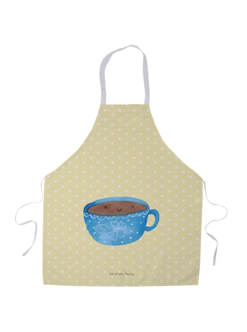 Mr. & Mrs. Panda Schürze Kaffee Tasse ohne Spruch in Gelb Pastell