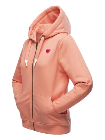 Navahoo Kapuzensweatshirt Cremetörtchen in Apricot