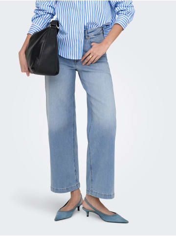 ONLY Jeans mit weitem Bein in Light Blue Denim
