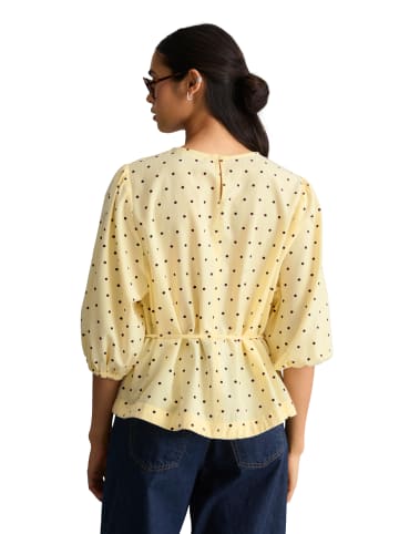 Marc O'Polo DENIM Seersucker-Bluse regular in Light Yellow