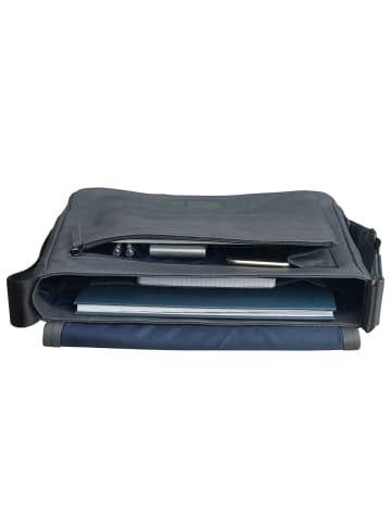 Leonhard Heyden Den Haag Messenger Leder 31 cm grau
