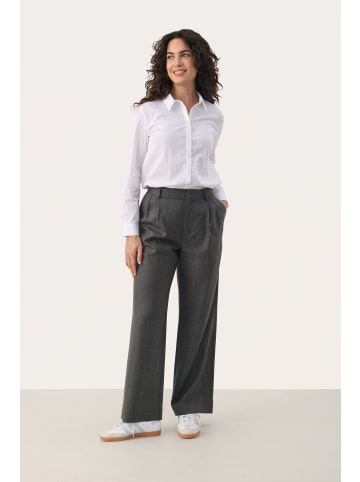 PART TWO Pants Suiting CherraPW Classic fit in Gray Flannel Melange