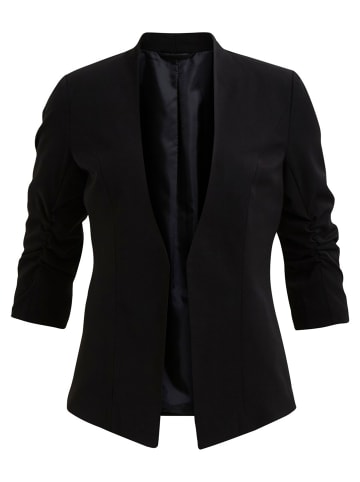 Vila 3/4 Ärmel Blazer Legere Business Basic Jacke VIHER in Schwarz