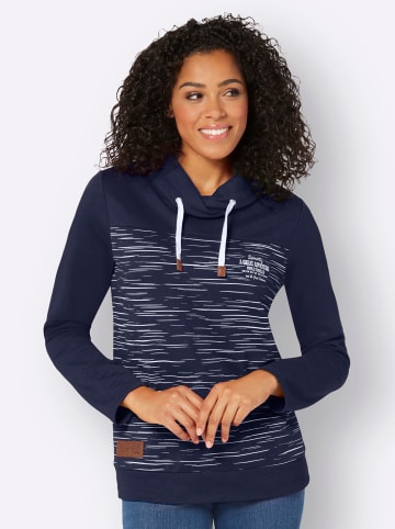 WITT WEIDEN Sweatshirt in marine-bedruckt