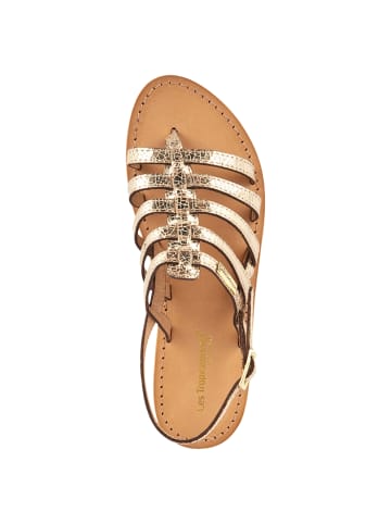 Les Tropéziennes par M Belarbi Ledersandalen von Herisson Gold