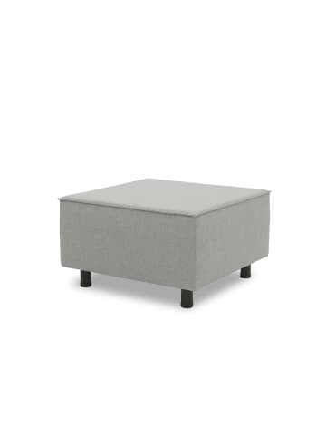58 aufm Kessel GARTENLOUNGE Hocker Brandie 73x43x73 mit Outdoorbezug in silber