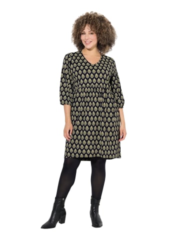 Ulla Popken Jerseykleid in schwarz