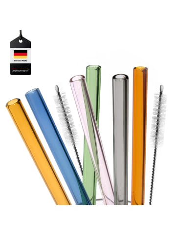 bremermann 6er Glas-Trinkhalme