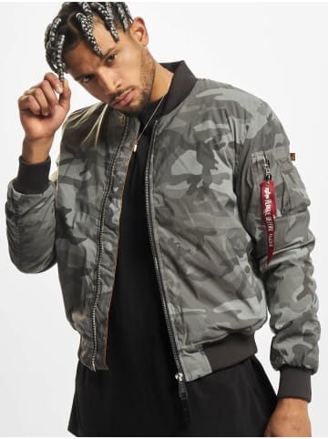 Alpha Industries Alpha Industries Bomberjacken in black/camo