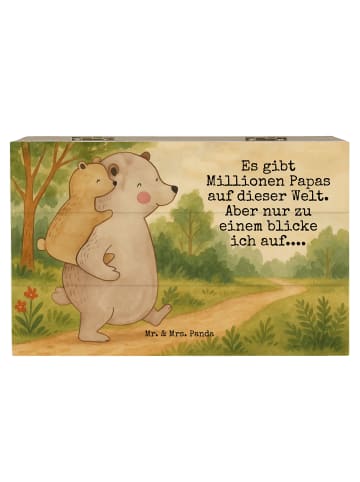 Mr. & Mrs. Panda fotobox Papa Bär Design mit Spruch in Weiß