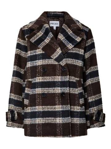 Pieces Jacke in Hot Fudge