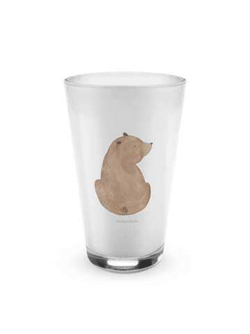 Mr. & Mrs. Panda Glas Bär Schulterblick ohne Spruch in Transparent