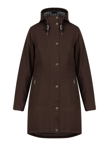 usha BLUE LABEL Damen Winterparka in Dunkelbraun