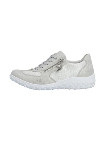 rieker Scuol Low-Top-Sneaker aus Leder Grau