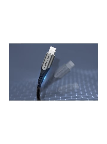 Mcdodo Schnell-Kabel USB 2.0 auf Lightning 2.4A 1m (Grau)