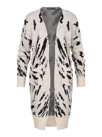 Cloud5ive Cloud5ive Gestrickte Strickjacke in black/beige