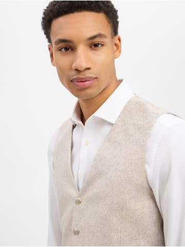 TZIACCO Baukasten-Weste in kitt beige - 0001