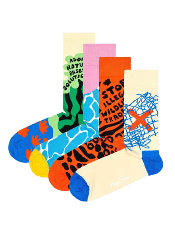 Happy Socks Socken 4er Pack in WWF 2