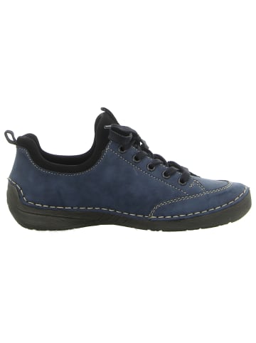 rieker Sportlicher Schnürschuh in blau