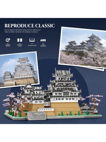COFI 1453 Reobrix 55017 Himeji Burg Klemmbausteine 7105 Teile ab 14 in Mehrfarbig