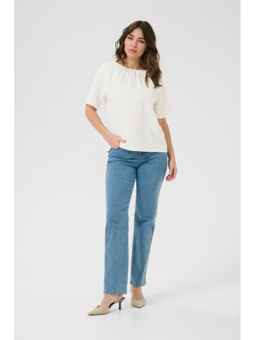 Kaffe Bluse kurzarm KApaulina Regular fit in Chalk CC.
