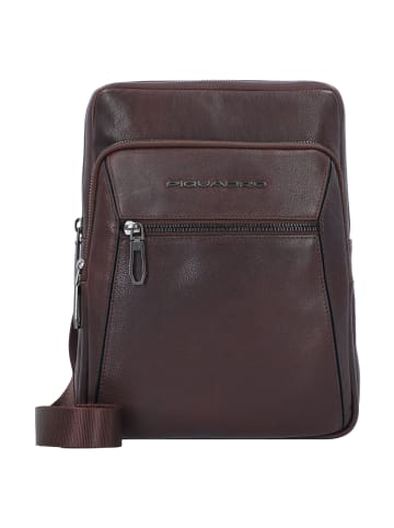 Piquadro Rhino Umhängetasche Leder 21 cm in dark brown