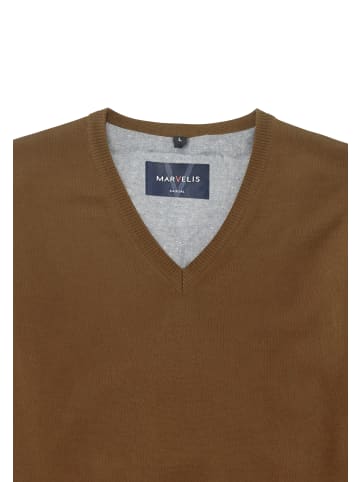 MARVELIS Pullover in Braun