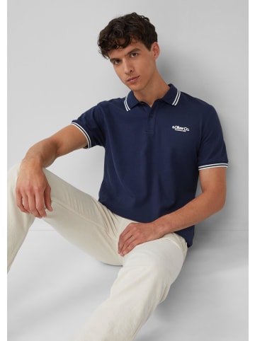 s.Oliver Polo-Shirt in 5852_tiefblau