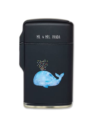 Mr. & Mrs. Panda Gasfeuerzeug Wal Konfetti ohne Spruch in Schwarz