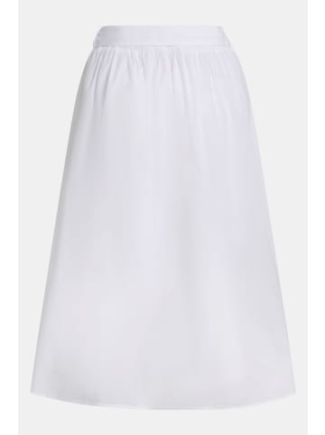 PENN&INK N.Y MIDI-Faltenrock in White