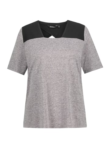 Ulla Popken Shirt in grau melange