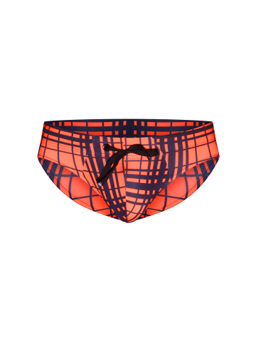 Oboy Badeslip B54 in orange/schwarz