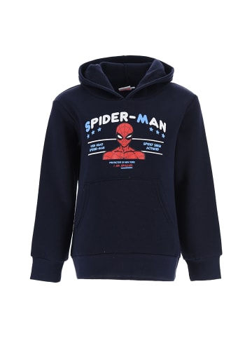 Spiderman Pullover mit Kapuze Sweatshirt in Dunkel-Blau