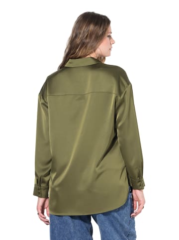 Studio Untold Hemdbluse in palmen grün