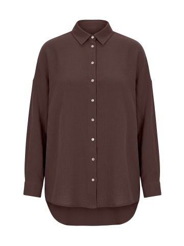 Studio Untold Hemdbluse in schokolade