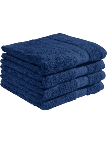 REDBEST Frottier Duschtuch 4er-Pack Chicago in dunkelblau