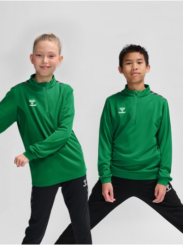 Hummel Halbreißverschluss Sweatshirt Hmlauthentic Kinder in JELLY BEAN