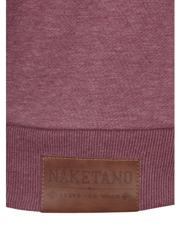 naketano Sweatshirt Rainerius 20 Bordeaux  Melange