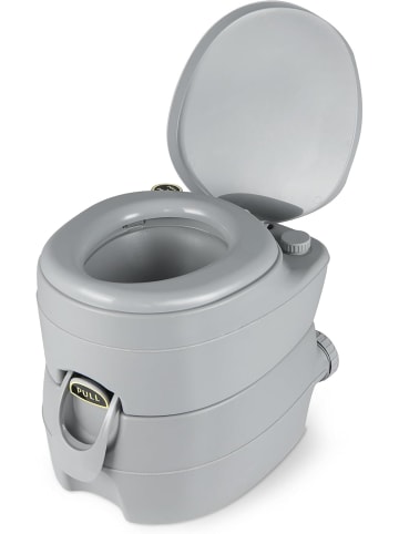 COSTWAY 20L+12L Campingtoilette in Anthrazit
