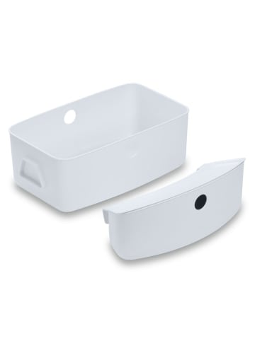 Hauck Aufbewahrungsboxen für Hochstuhl - 2er Set in weiss