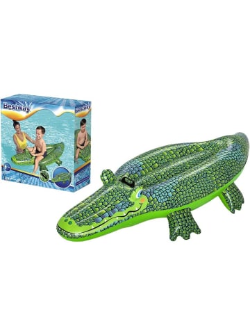 Bestway Krokodil-Schwimmring Aufblasbar 41477  Vinyl 153x71 cm  3+