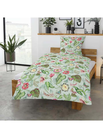 Traumschlaf Bettwäsche Belli Fiori in grün