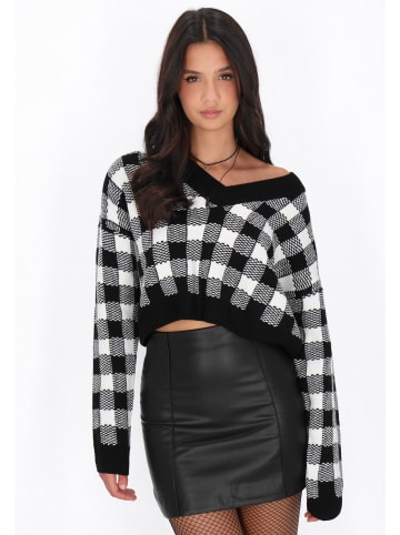 myMo ROCKS Women Sweater in black white